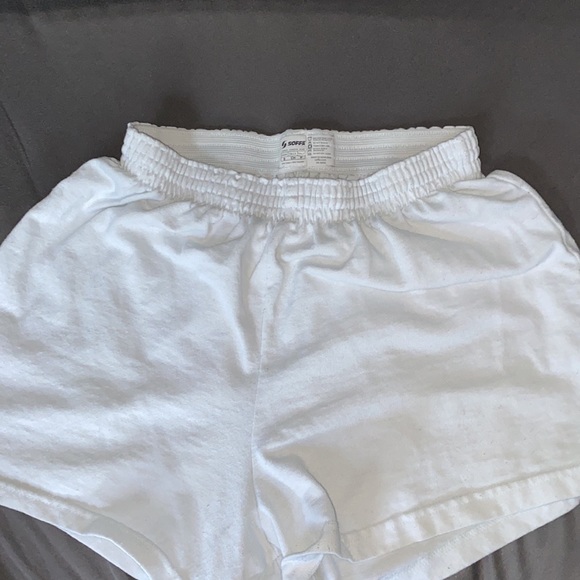soffe shorts white